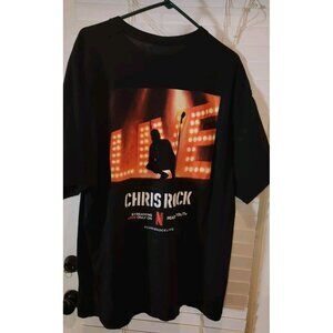 Chris Rock Men's 2XL black T Shirt Selective Outrage Live Promo Edition